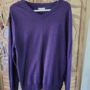 Sonoma Purple Crew Neck Sweater
